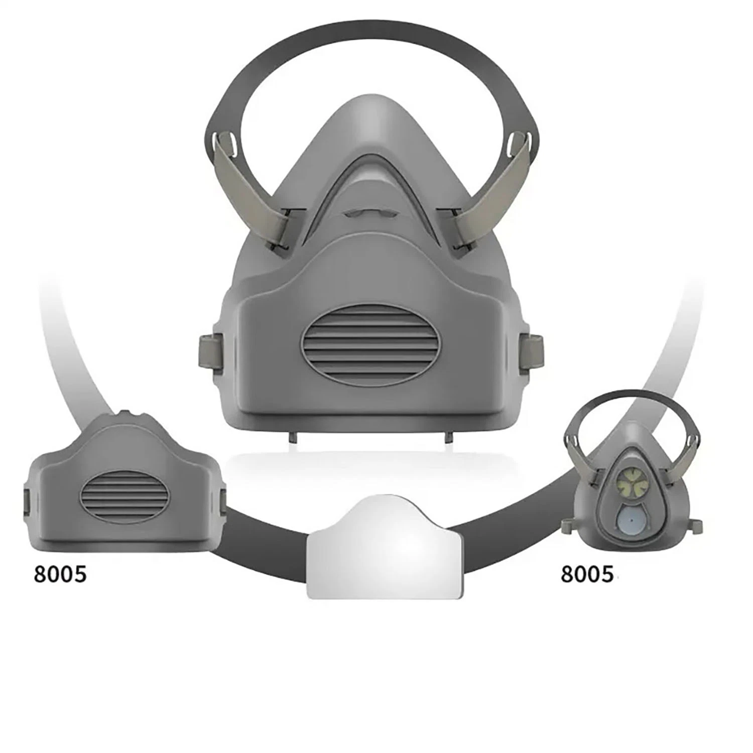 Factory Wholesale/Supplier Price 1/2 Is a How Many Times to Use Battery Powered Half Mask Respirator with Low Price