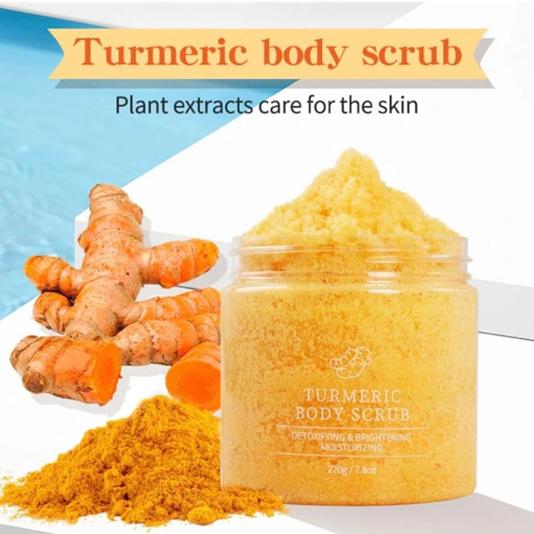 Natural Organic Plant Extracts Skin Care Turmeric Body Scrub