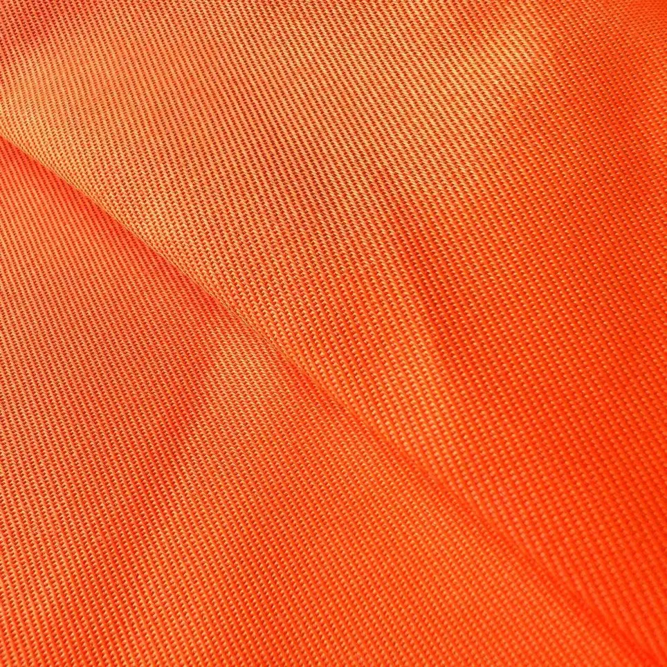 Wasserabweisender Twill aus fluoreszierender Orange-Baumwolle für hoch sichtbare Arbeitskleidung