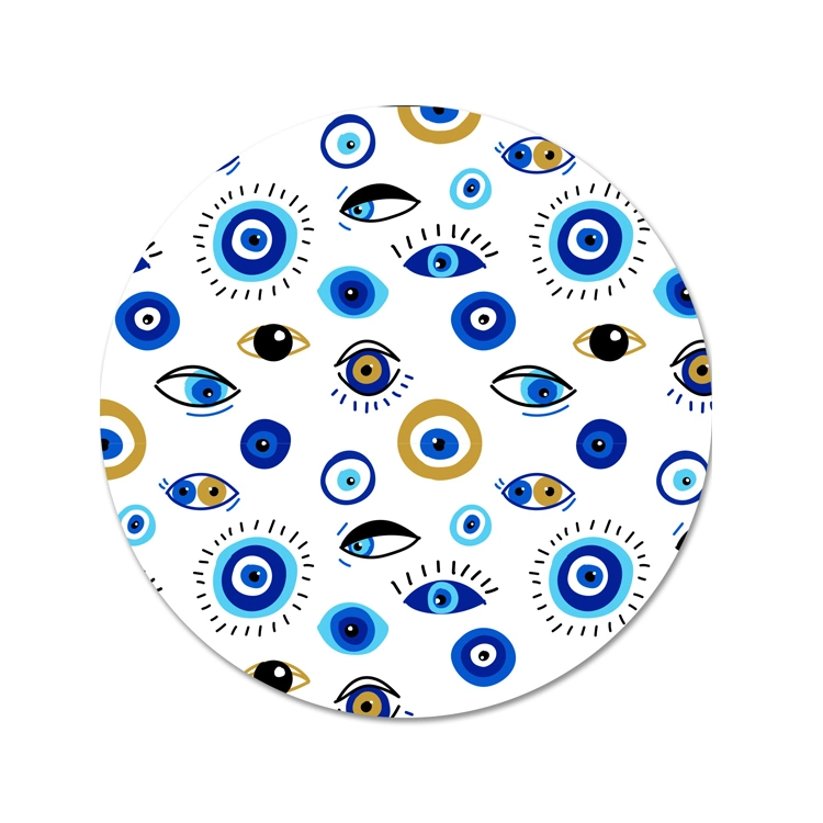 Wholesale/Supplier Turkish Hand Shape Lucky Ceramic Vintage Evil Eye Coaster Set