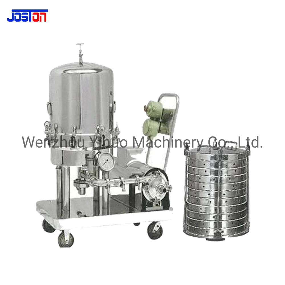 Joston Stainless Steel Vertical Filter Press Machine for Purifying Coconut Oil/Palm Oil