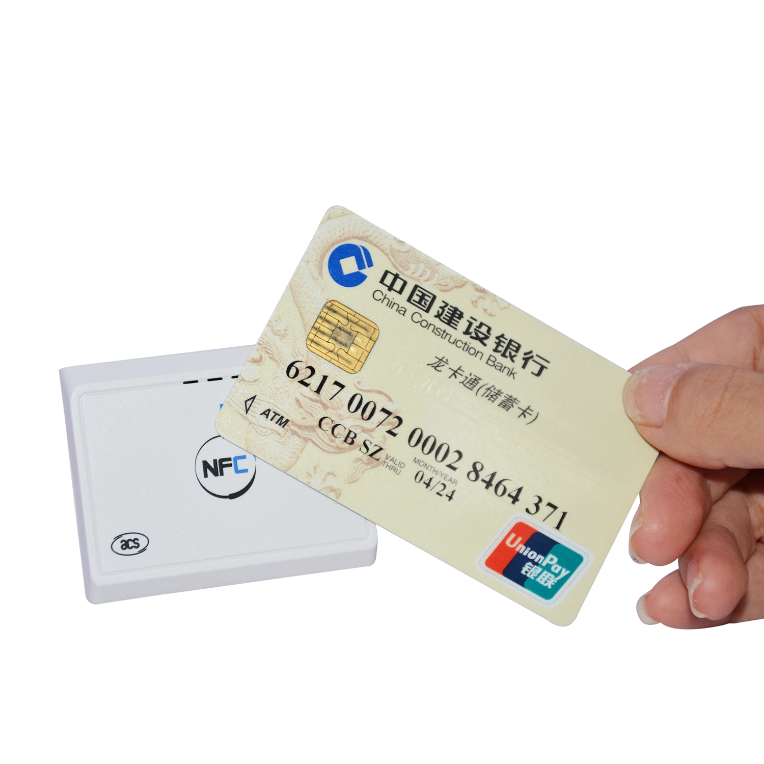 Mini-carte à puce NFC RFID sans contact Bluetooth ® 13,56 MHz Graveur (ACR1311U-N2)