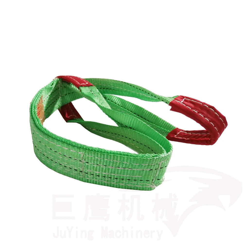 CE Certificate Polyester 2 Ton 3 Meter Green Lifting Straps Lifting Belt