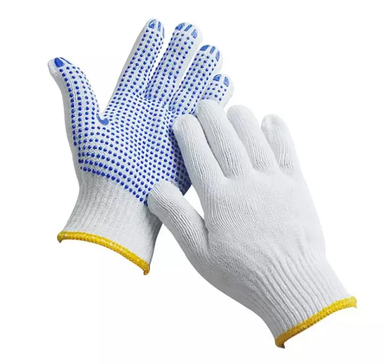 Hot New Product CE Standard Safety Industrial Glovesed PVC Knitted Cotton Safety Glovesed