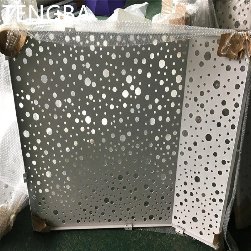 Metal Custom Decorative Perforated Carving Metal Aluminum Panels Ceiling Panels for Office Corridor.