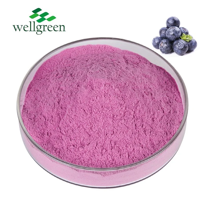 Free Sample Beverage High Quality Blueberry Concentrate Freeze Dried Blueberry Fruit Powder