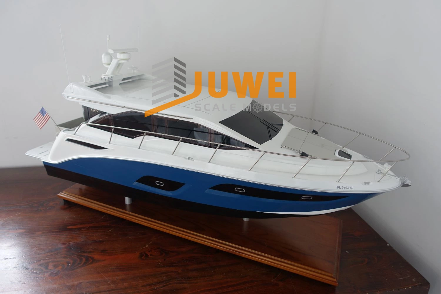 Maßgefertigtes Luxus-Yacht-Modell für Anzeige (JW-02)