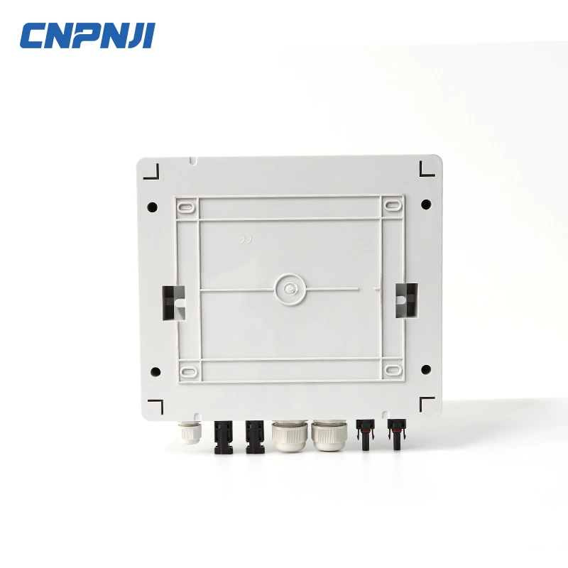 2 Input 1 Output 600V 1000V Outdoor Waterproof IP65 PV Solar Surge Lightning Protection DC Combiner Box