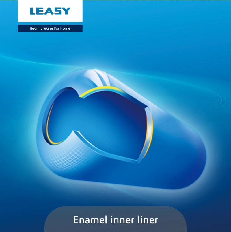 Leasy EU 200L/300L Tout-en-un R134A/R290 Chauffe-eau à pompe à chaleur à source d'air avec réservoir émaillé à ventilation supérieure