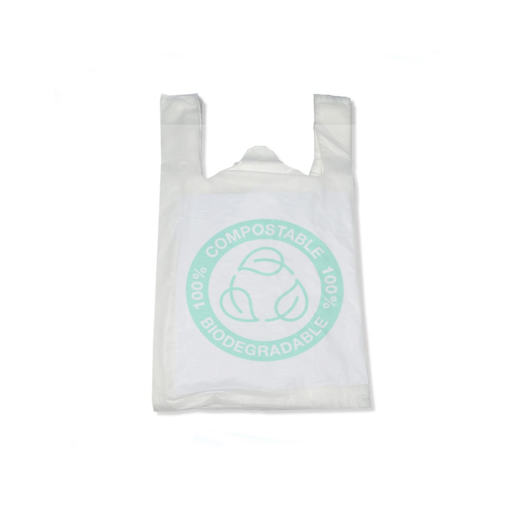 Best Sale 100% Biodegradable Bag Shopping Carrier T Shirt Factory Price Bags