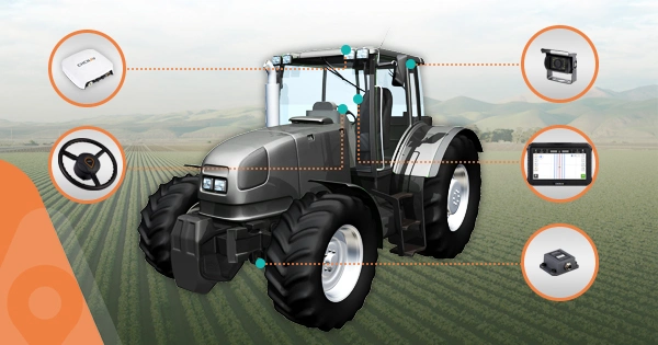 Sistema de dirección automática del tractor sistema piloto automático GPS Agricultura de precisión Trimble Auto Pilot la mejor opción para los agricultores