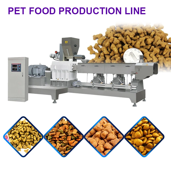 Trockenhund und und Katzenkauen Snack Food Processing