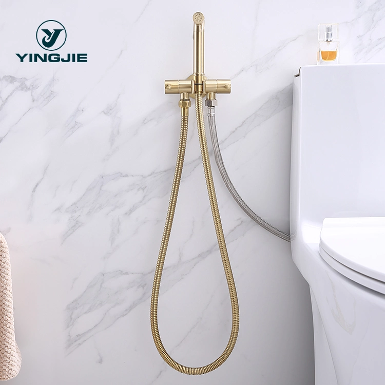 Latest Design Female Washing Brass Handheld Shattaf Bidet Sprayer Set