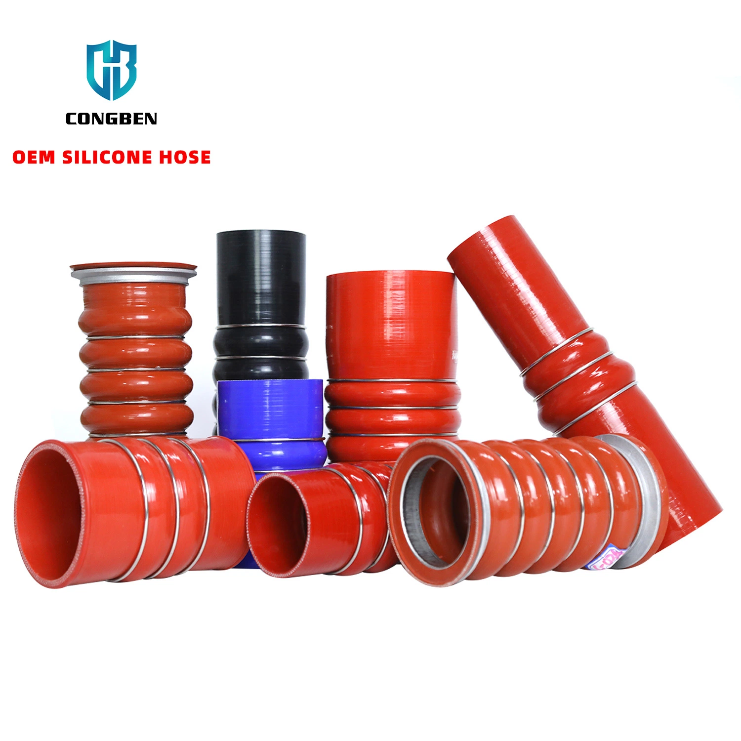 Custom Color Silicone Rubber Hose 45 90 135 180 Degree Hose Automotive