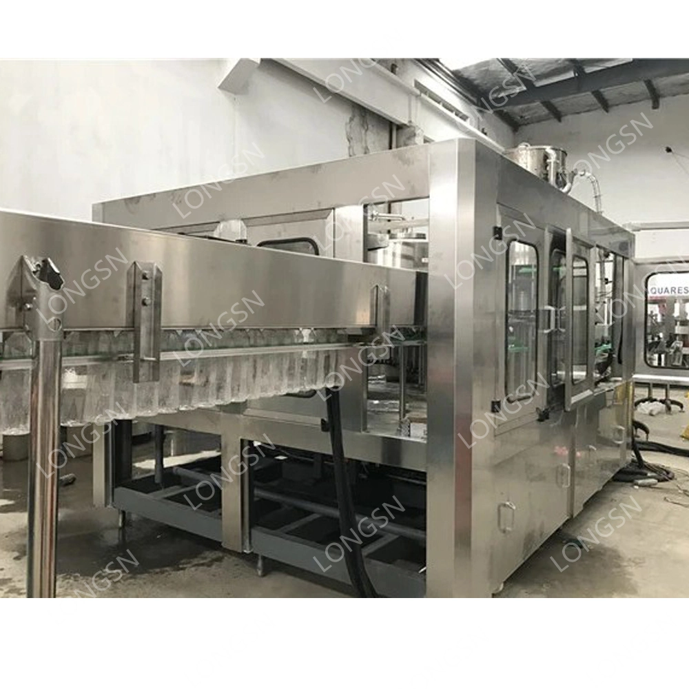 Easy-Installed Automatic Tin Can Soft Carbonate Drinking and Sparkling Water Filling Capping Packing Machine Production Line