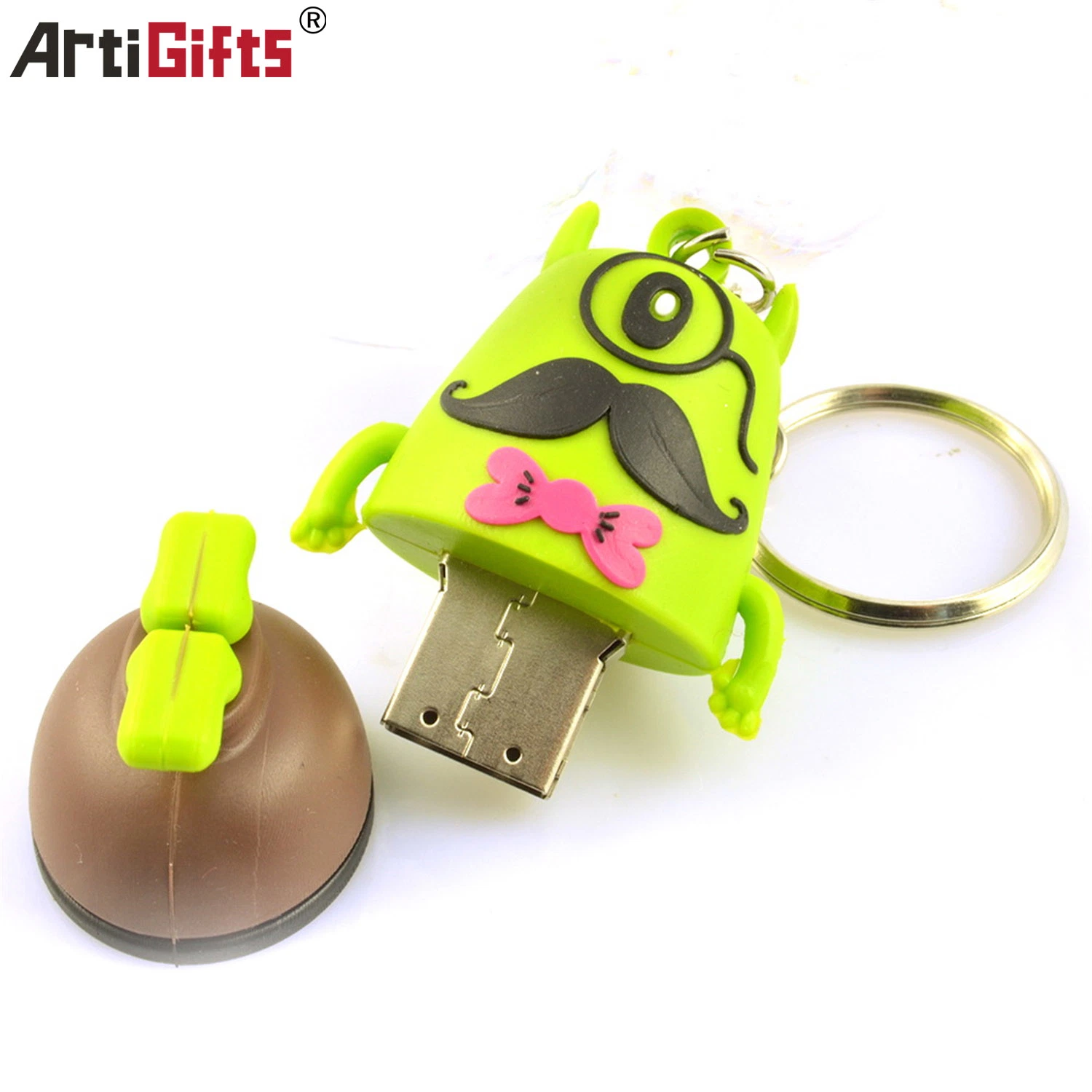 أزياء للبيع الساخن USB مع البلاستيك والسيليكون