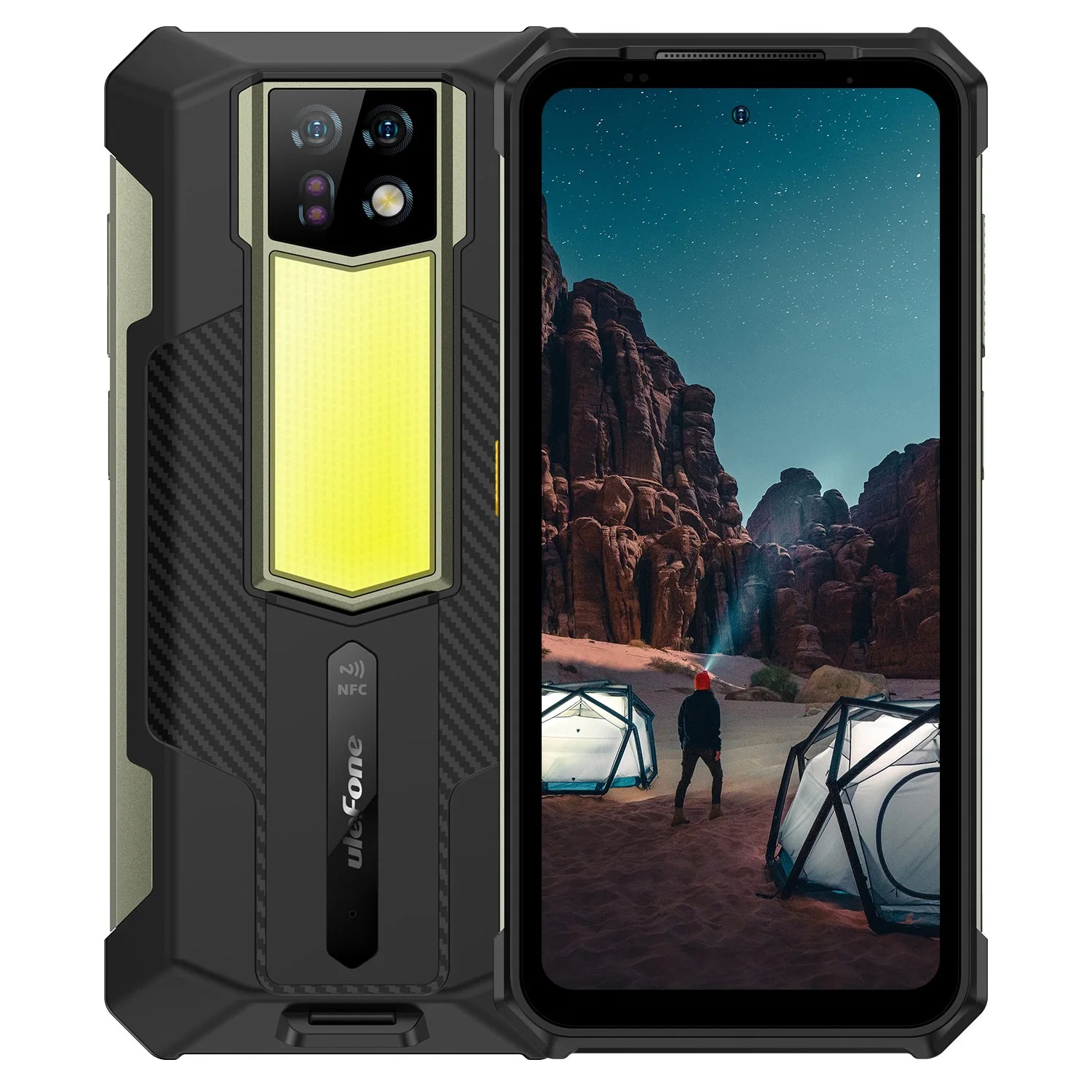 Ulefone Armor 24 Mobile Phone 6.8 Inch FHD+ 120Hz Display 22000mAh Night Camera Face ID and Fingerprint Rugged Smartphone