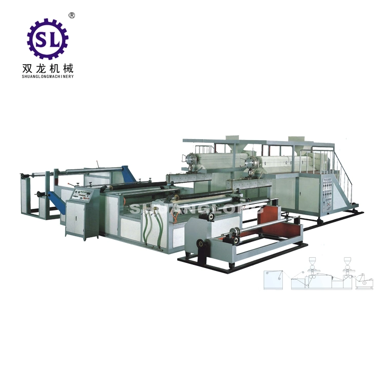 PP PE Tarpaulin Fabric Extrusion Coating Lamination Line Polylam Extrusion Lamination Machine Plastic Woven Bag Coating Machine