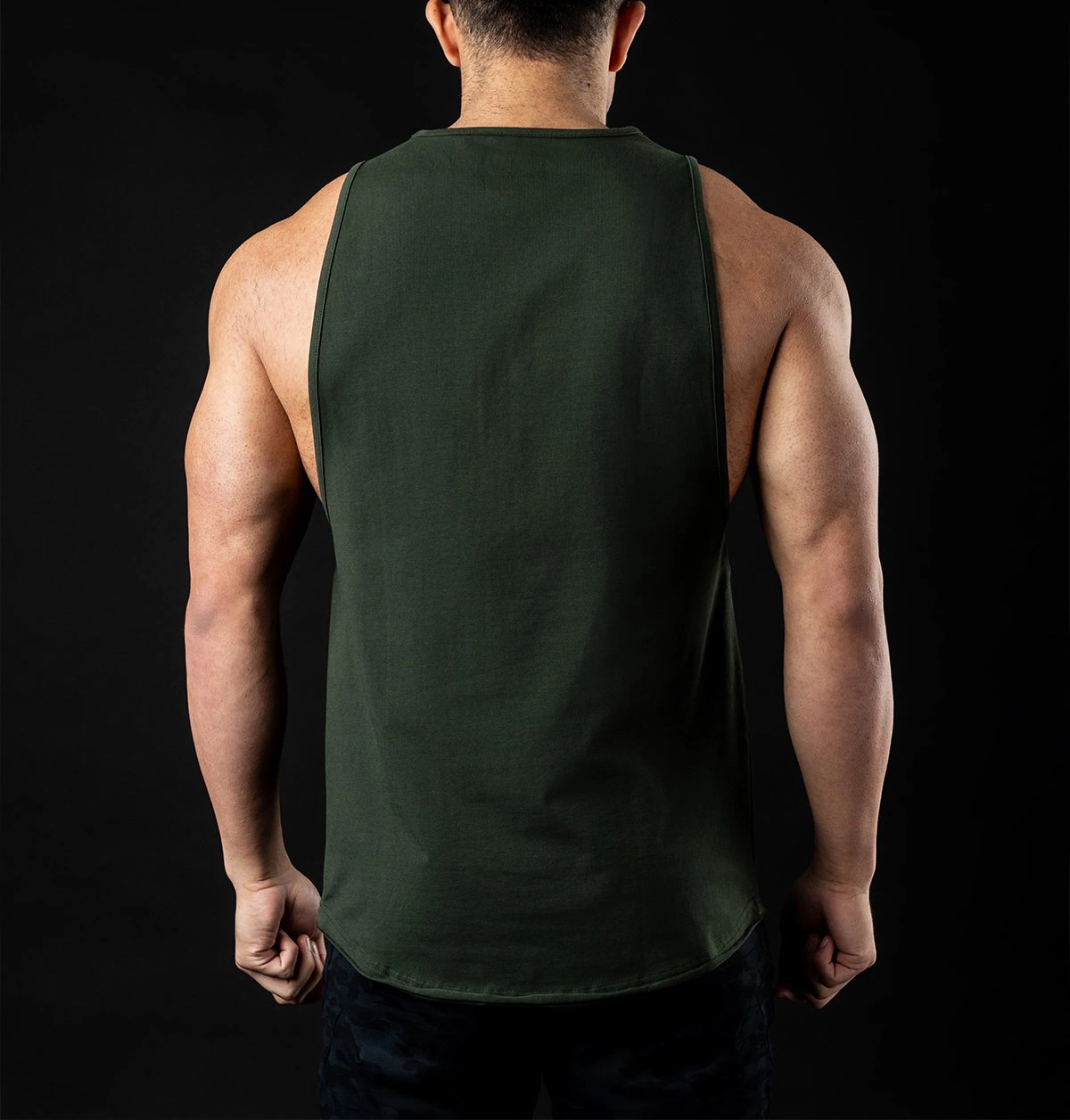 Mens Fashionable Bodybuilding Plain Color Tank Top