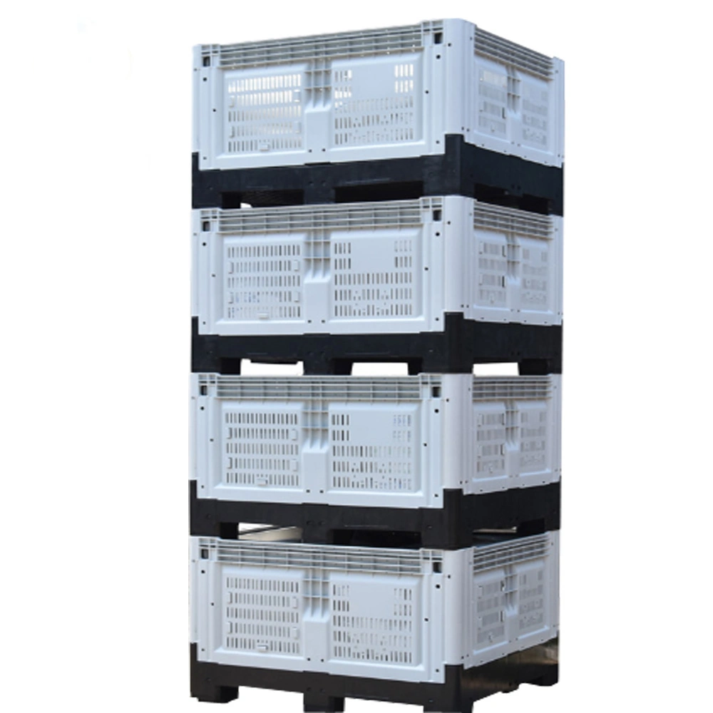 Stackable Box Plastic Containers Collapsible Plastic Pallet Storage Bins