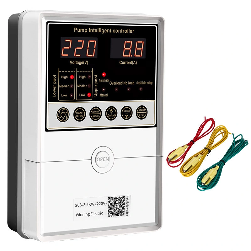 Intelligent Digital Single Phase Water Pump Control Panel 220V/110V