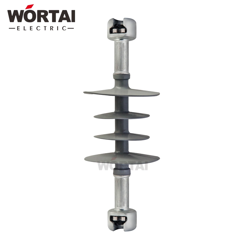 Wortai Long Rod Electric Power Fitting Forged Composite Insulator End Fitting Iron Connector Suspension Pin Insulator Polymer Composite Insulator 10-750kv