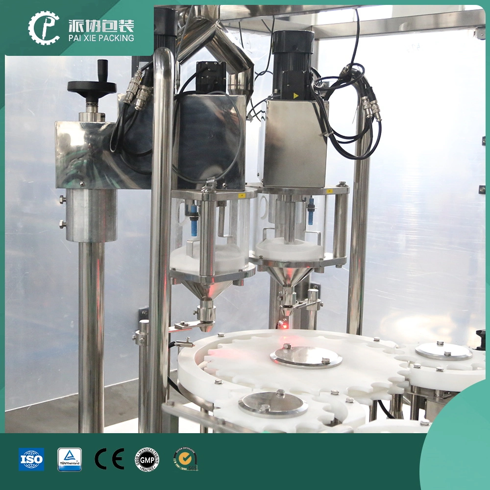 High Speed Powder Filling Capping Labeling Machine