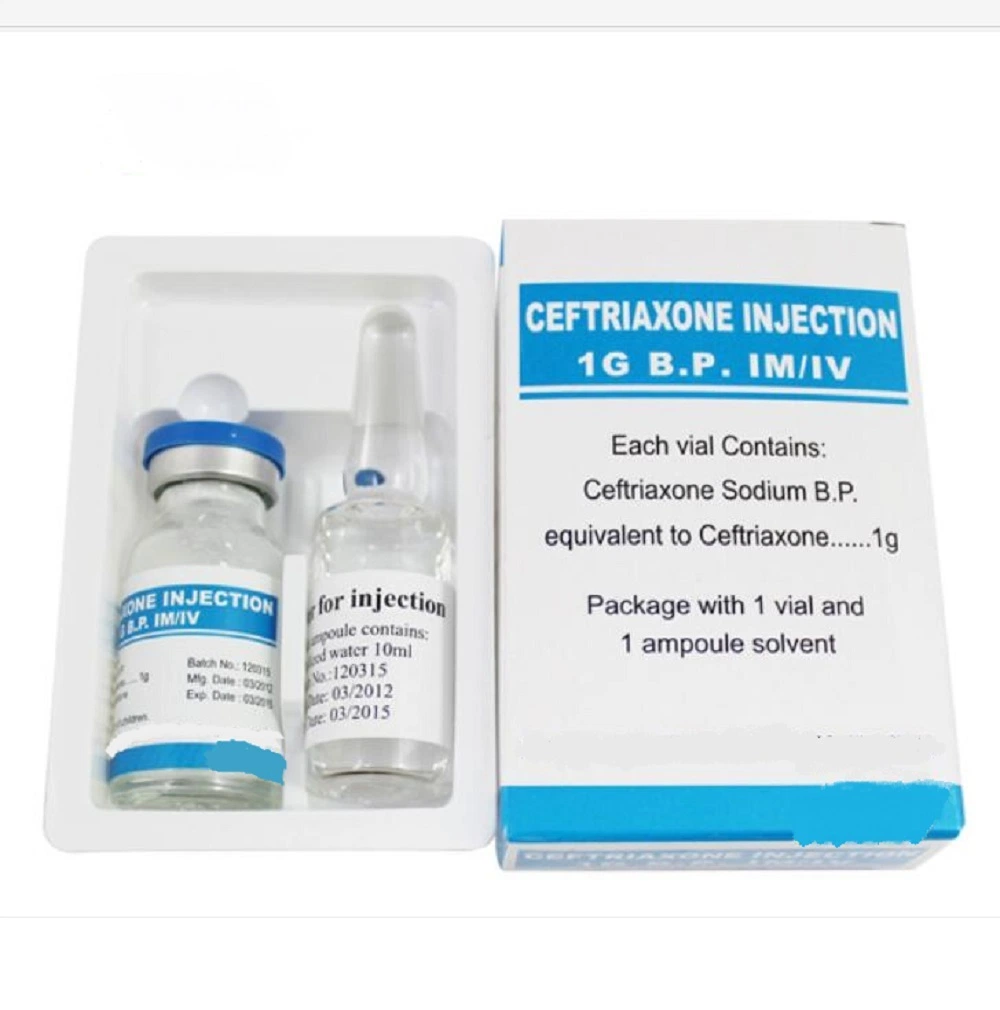 China Raw Material Ceftriaxone Sodium Injection with GMP