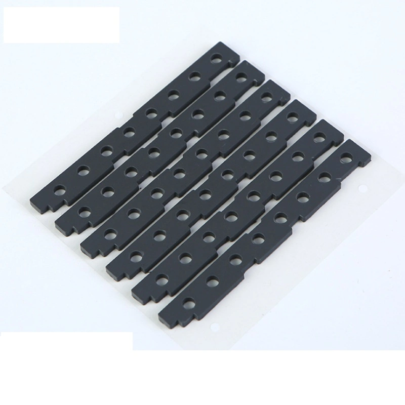 Accesorios informáticos personalizados alfombrilla de silicona con forma de moldeado de piezas de silicona negro