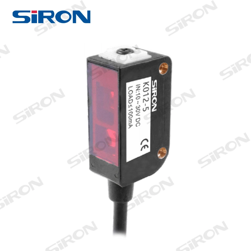K012-5 Siron tipo de reflexión de 2m de distancia de detección/PNP NPN LED infrarrojo Sensor fotoeléctrico