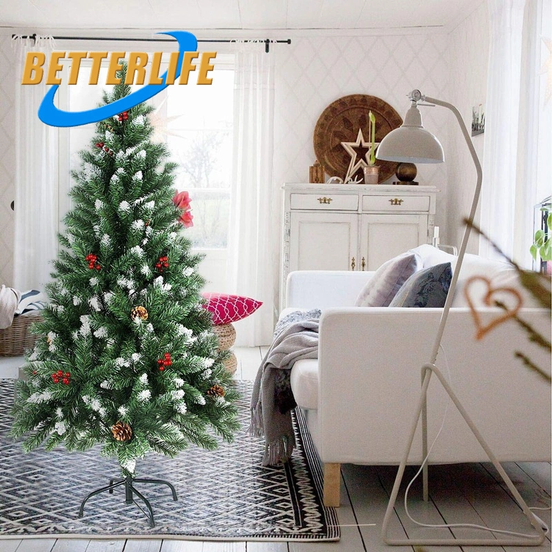 Factory Supply DIY 90 120 150 180cm 3/4m Simulation Green Wholesale Artificial Leaves Giant Christmas Tree PVC Ommon Pine for Holiday and Party
