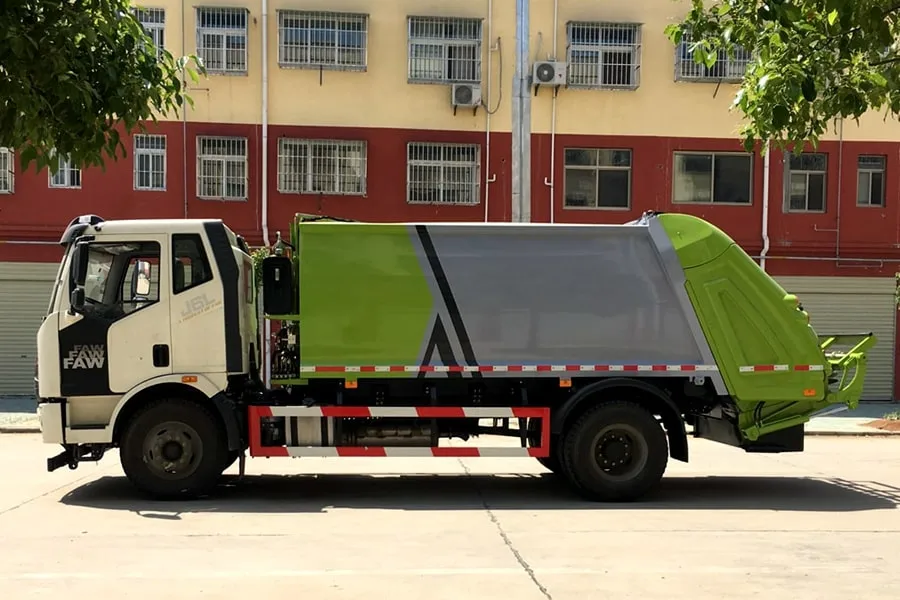 HOWO Chassis Cimc Brand 20cbm Compacted Garbage Trucks Beijing Chaoyang