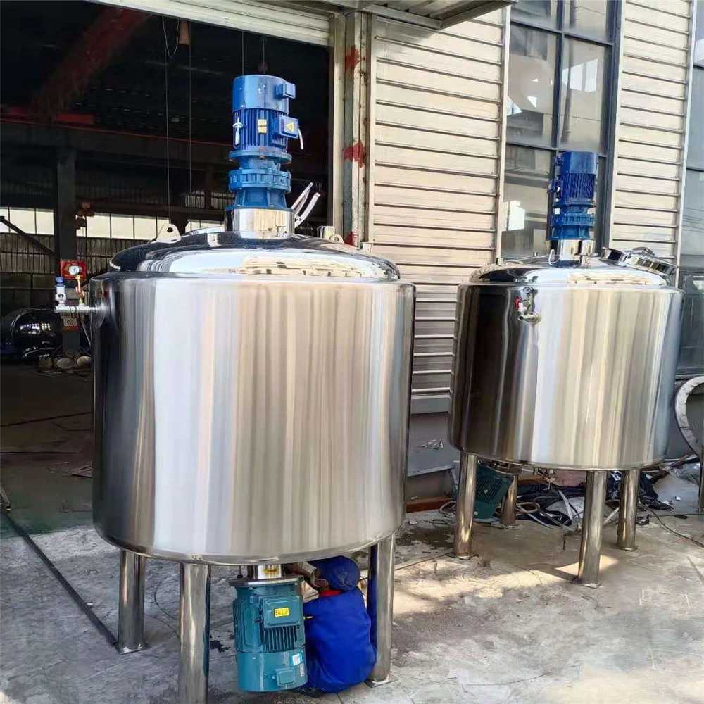 Stainless Steel Double Wall Heating Mixing Tank Jacketed Tank