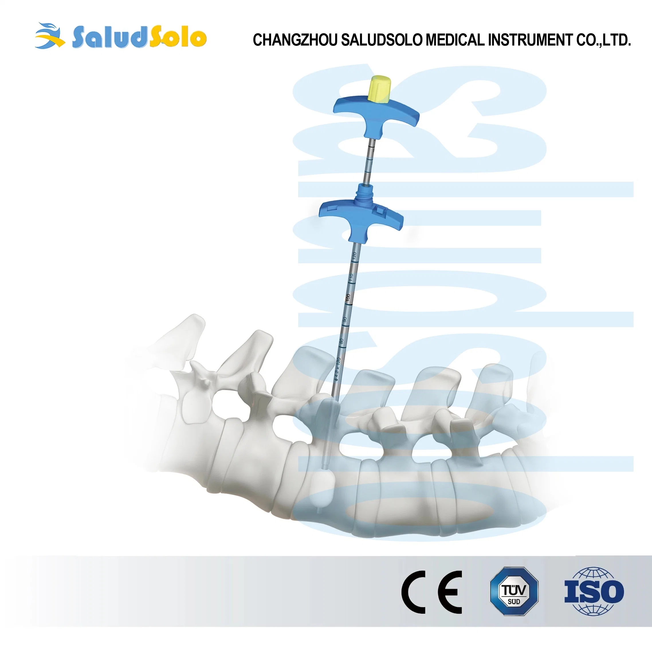 La bomba de inflado de globos de la cifoplastía Pkp instrumentos quirúrgicos, Sistema de la columna vertebral del dispositivo de inflado del balón, CE &amp; ISO.
