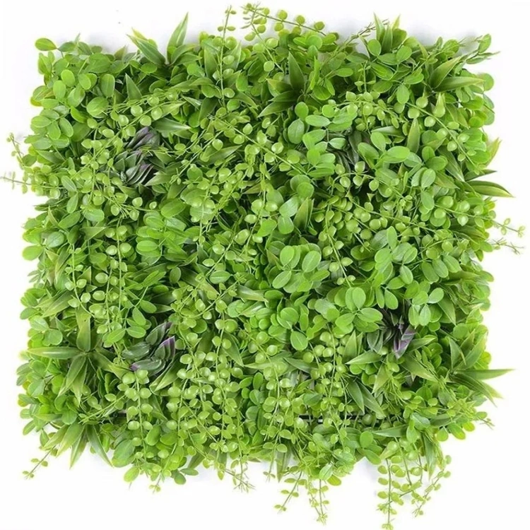 Home Decoration Outdoor Garden Green Plants Artificial Grass Wall Panels Artificial Plant Plastic Flower