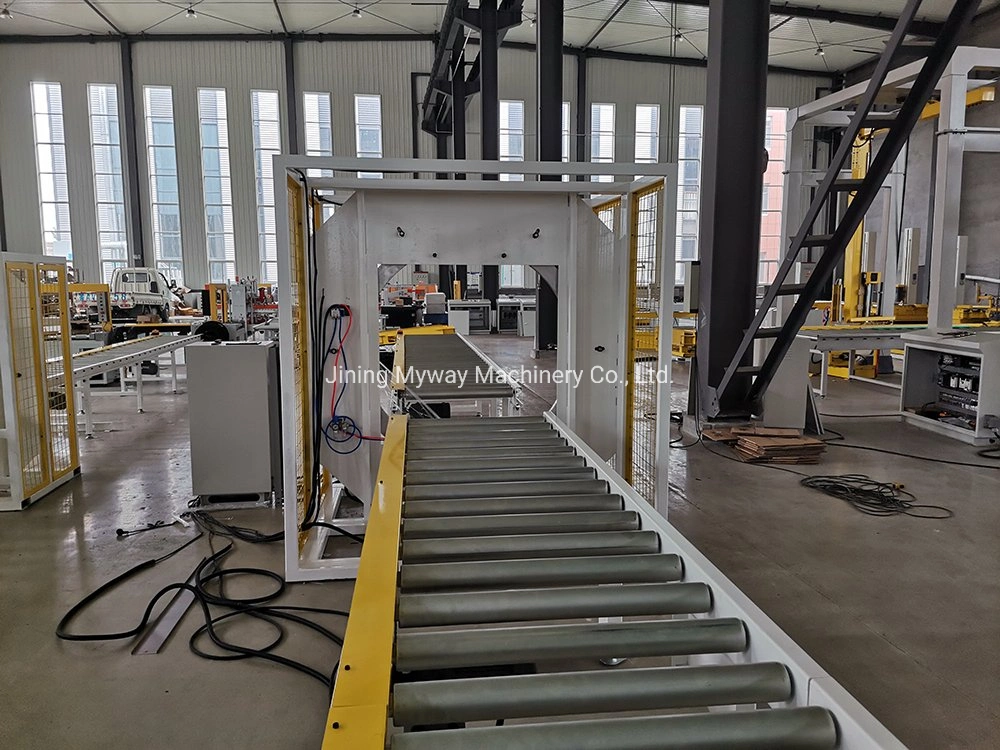 Conveyor Belt Horizontal Type Long Wooden Board Wrapping Machine