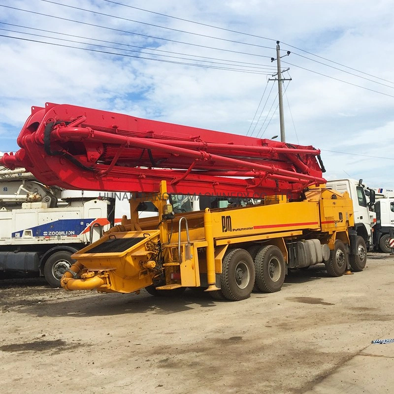 Putzmeister 42m Concrete Equipment Concrete Boom Beton Pumper Machine Renewed Concrete Pump Volvo Truck