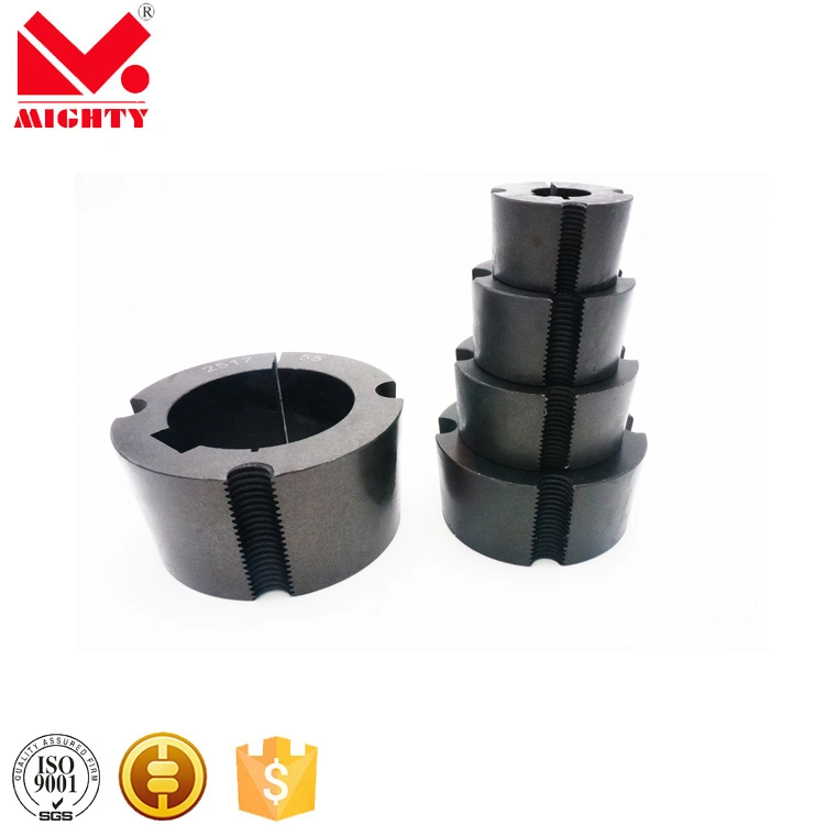 Mighty Auto Parts Motor Shaft Cast Iron Taper Bushing for V-Belt Pulley Timing Pulley Chain Sprockets Couplings Wed-on Hubs Taper Lock Bush Factory Price