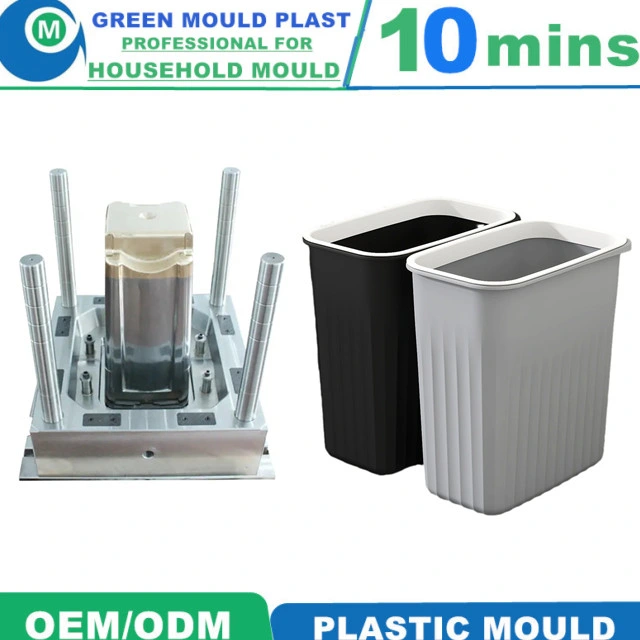 OEM New Vision House Use Injection Plastic Trash Bin Mould