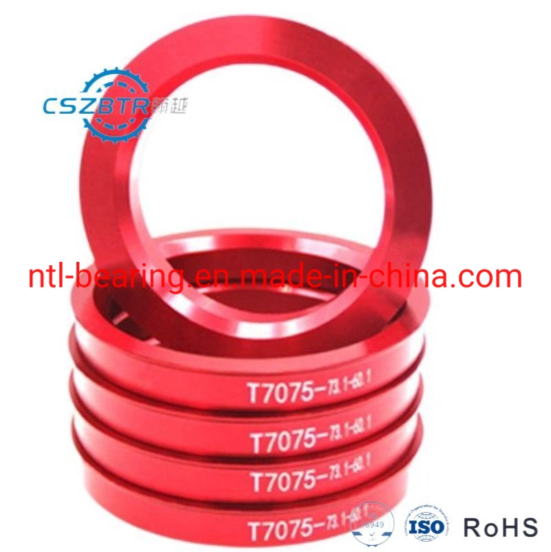 Hochwertiger Auto Red Aluminium Oxide Hub Center Ring 73,1mm Bis 54,1mm