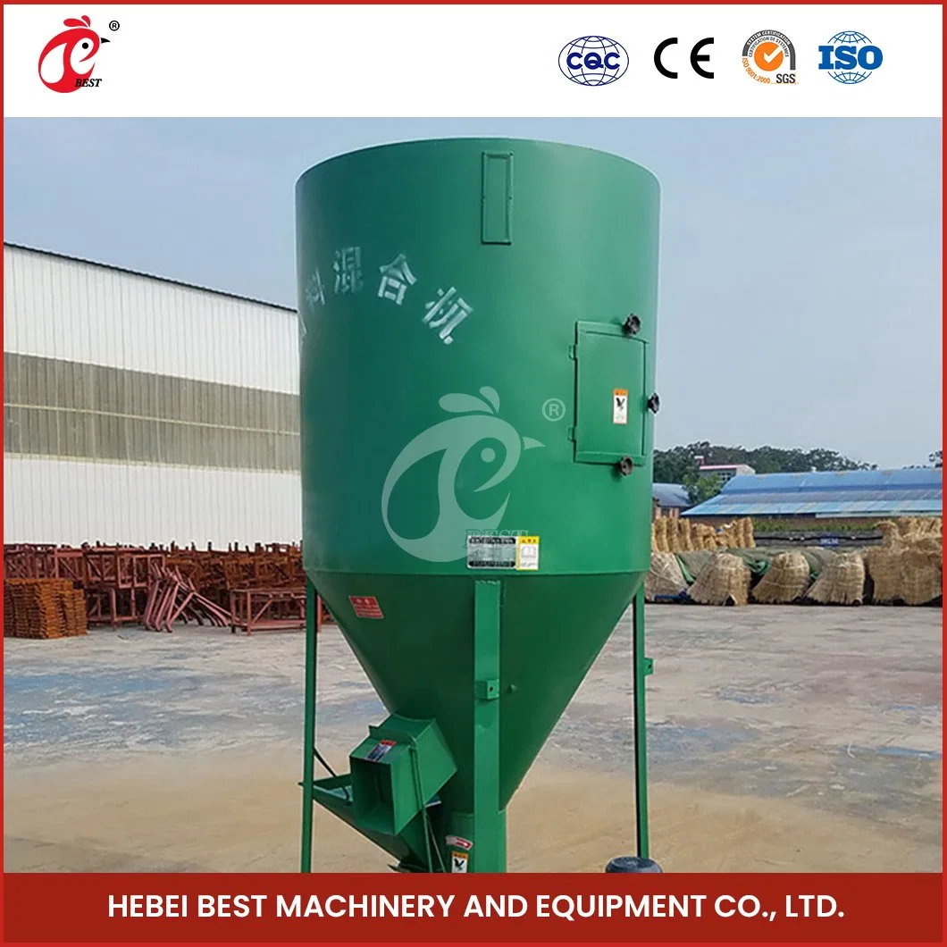 Bestchickencage Feed Crushing Mixer China Feed Poultry Grain Crusher Machine Factory High-Quality High Productivity Poultry Feed Mill Equipment