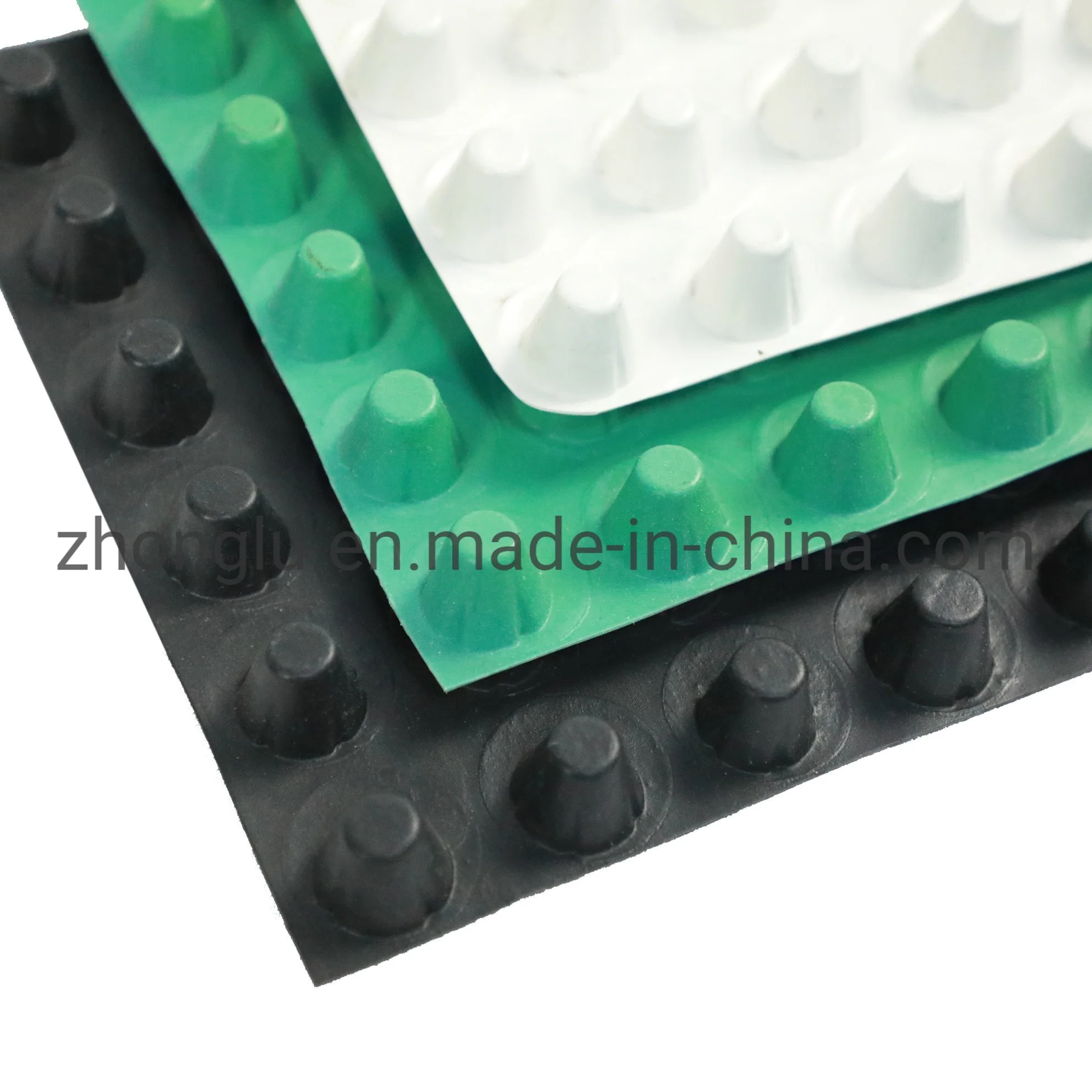 Plastic Virgin HDPE Drainage Sheet Board for Earthwork Dimple Drain Cell