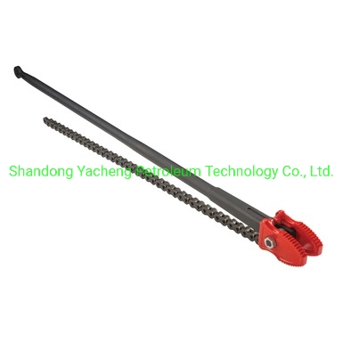 High-Quality Comfortable Grip Alloy Tool Steel Heavy Chain Tong/Wrench