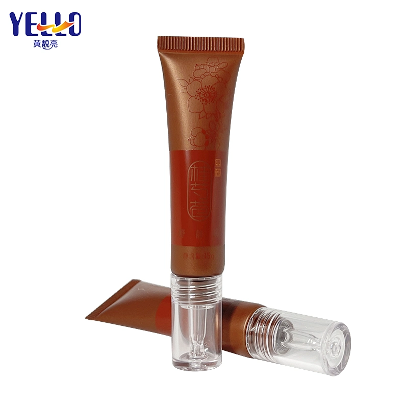 Mini Eco Friendly Cosmetic Tube Packaging Red Soft Cream Tube