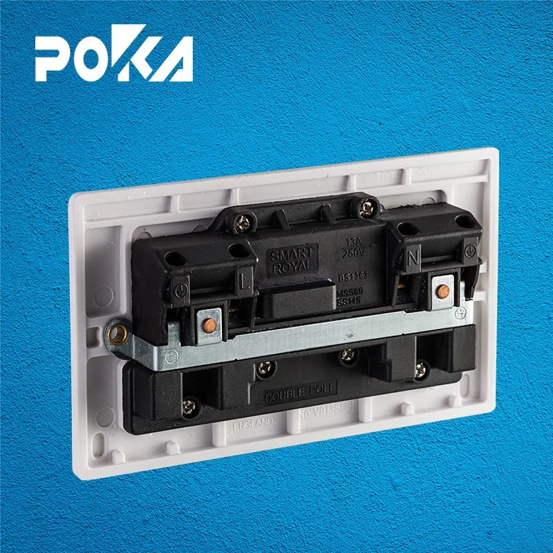 Two Way Wall Switch Socket with Standard Grounding