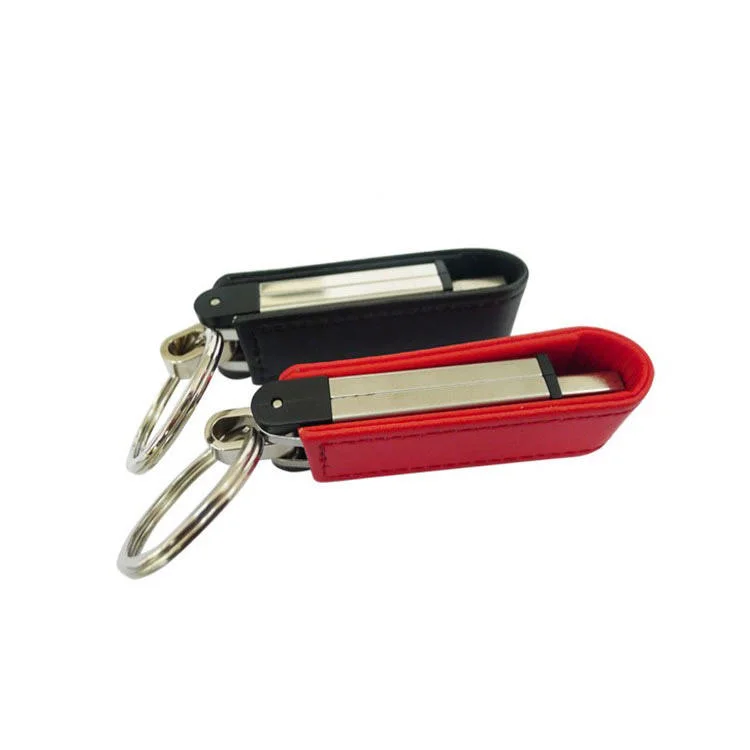 Chinese Manufacturer USB Flash Drive 32GB USB 2.0 3.0 Pendrive Leather Style