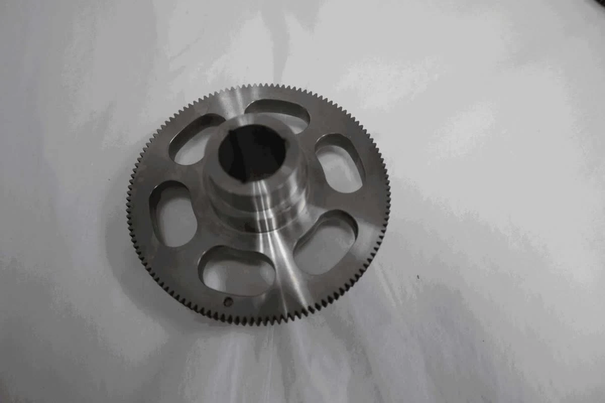 OEM Customized Prototype Industrial Equipment Cast Steel Cutting Cylindrical Gear CNC Machining Part