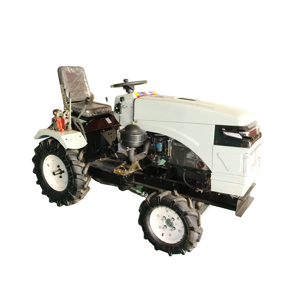 Agricultural Machine Equipment One Cylinder Engine 25HP Mini Wheel Tractor for Sale