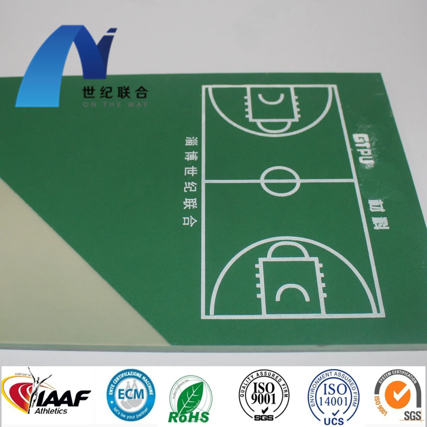 Professional Silicon PU Surafces Layer Coating Water-Based Table Tennis Basketball Courts Sports Surface Flooring Athletic Running Track