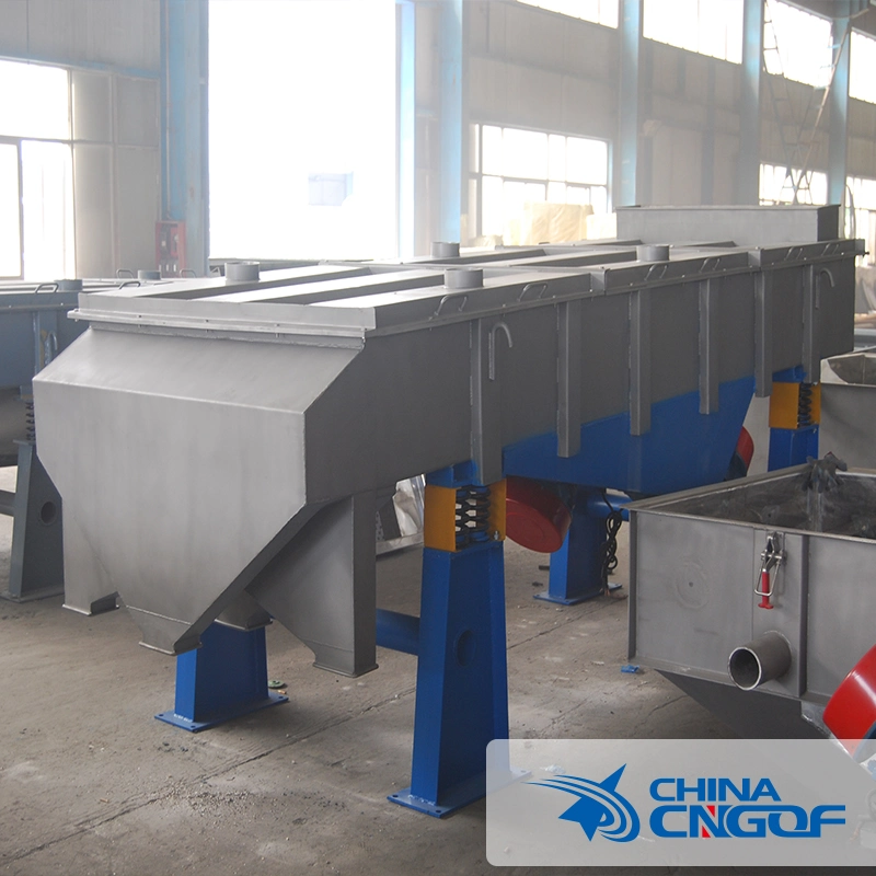 China Linear Vibrating Sieve Proveedor de vibración Eléctrica Sifter Vifter Sieving Máquina